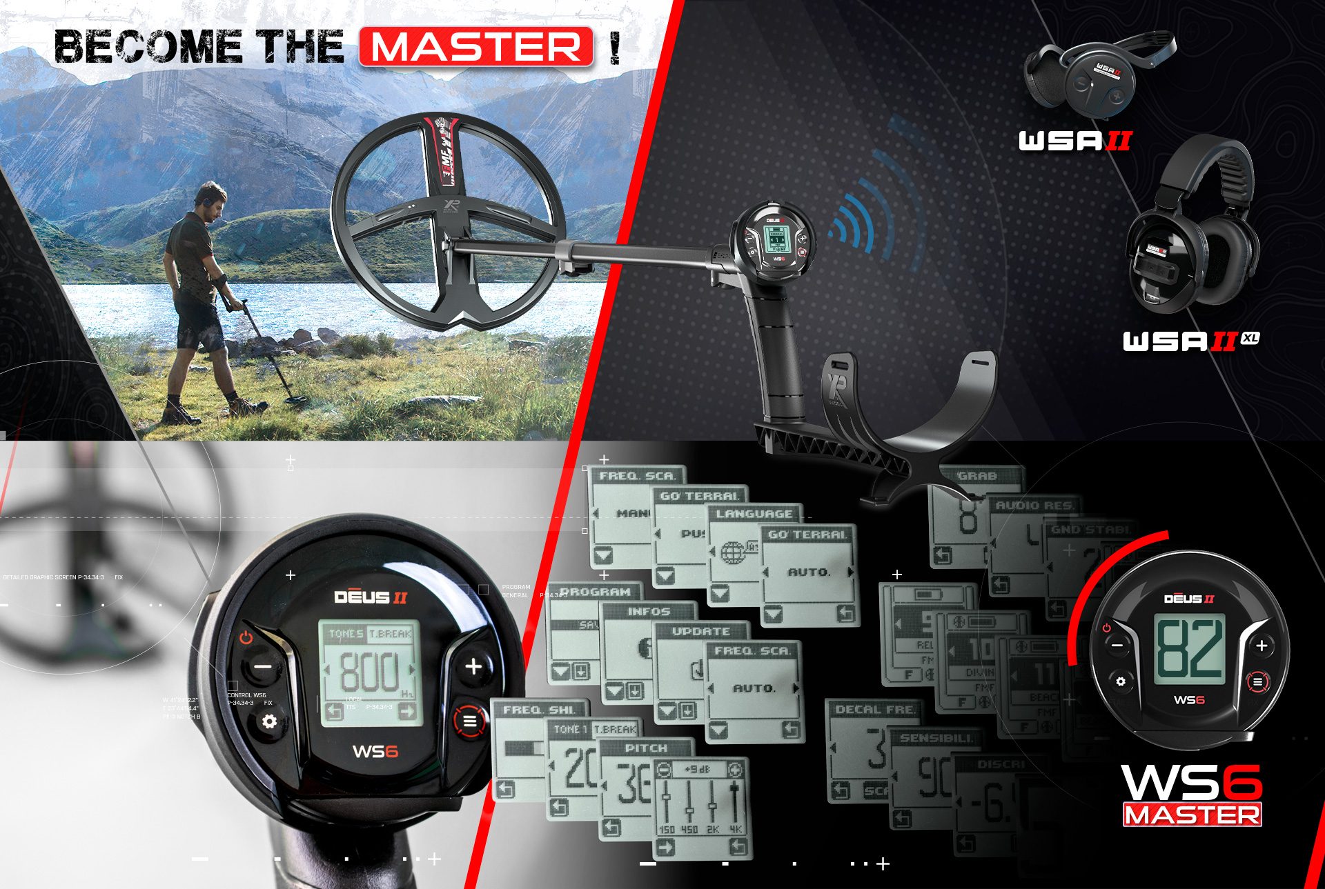 Afyon XP Deus II WS6 MASTER - XP WS6 MASTER Deus 2 saha ve su kullanımı